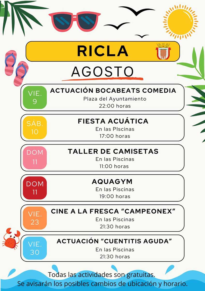 Agosto en Ricla