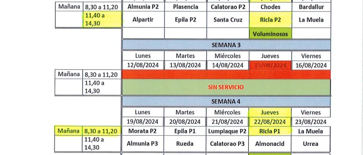 PUNTO LIMPIO MOVIL AGOSTO