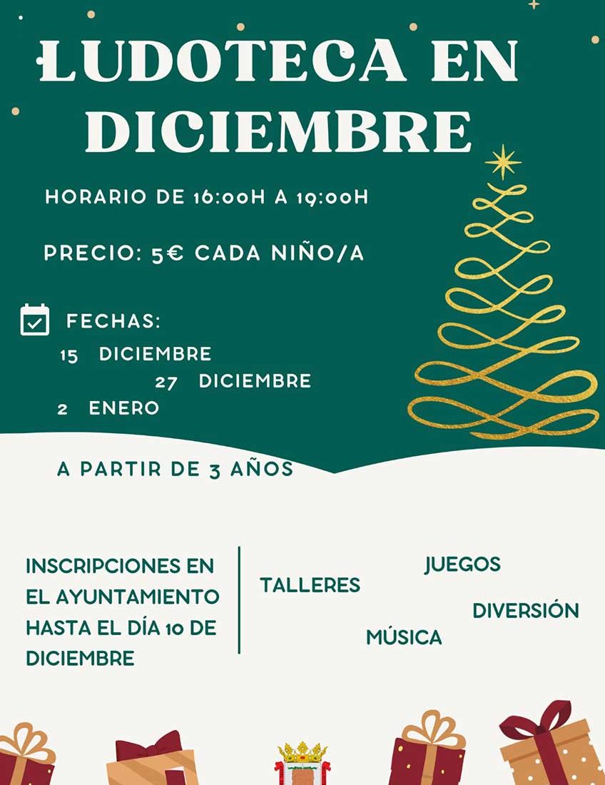 ludoteca en diciembre